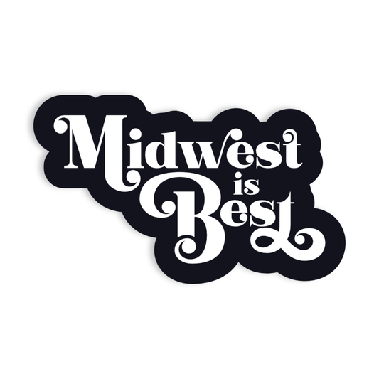 Midwest Wisconsin Minnesota Dakota Illinois Vinyl Sticker