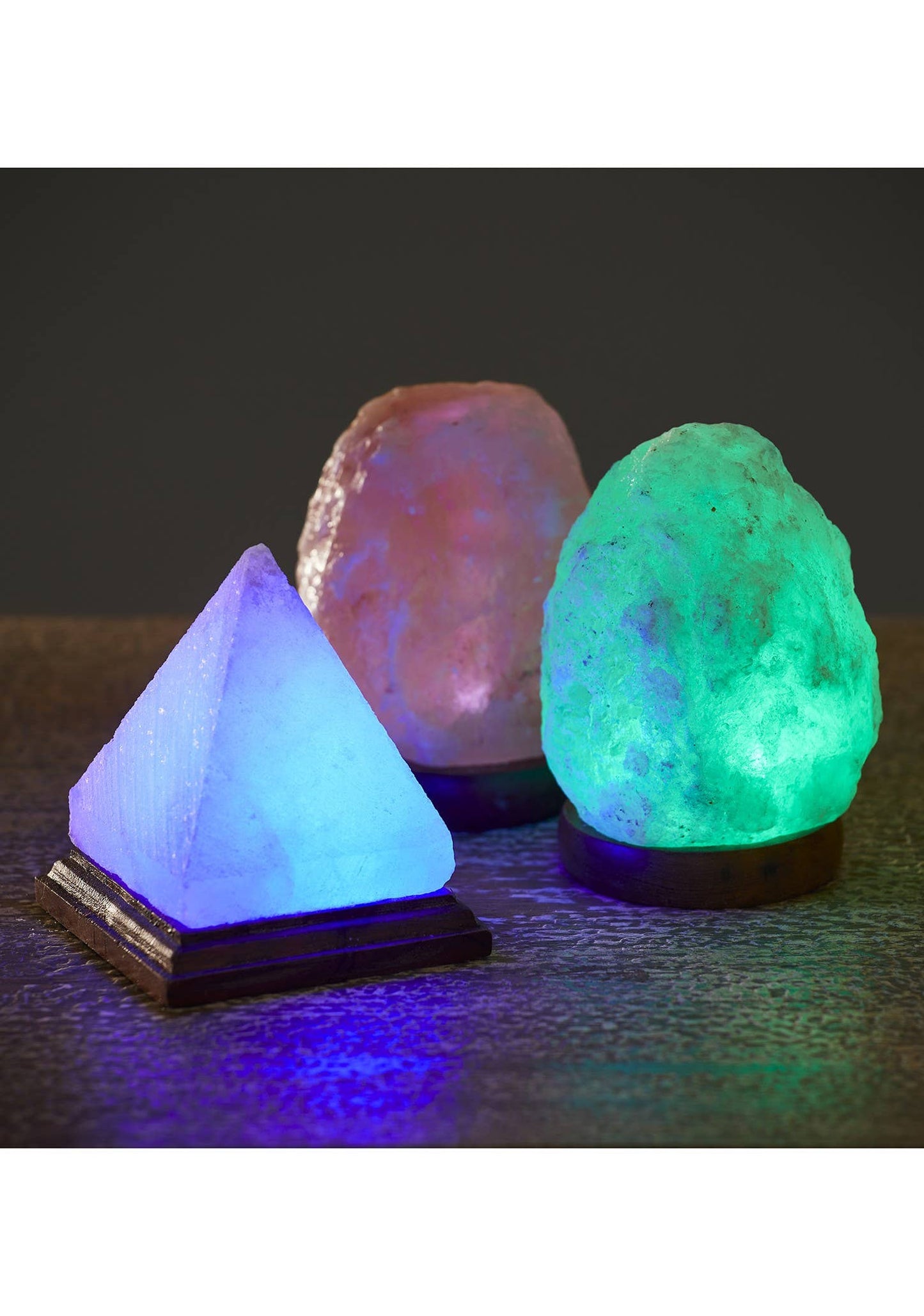 Usb Colour Changing Himalayan Salt Lamp 8 X 8 X 10cm