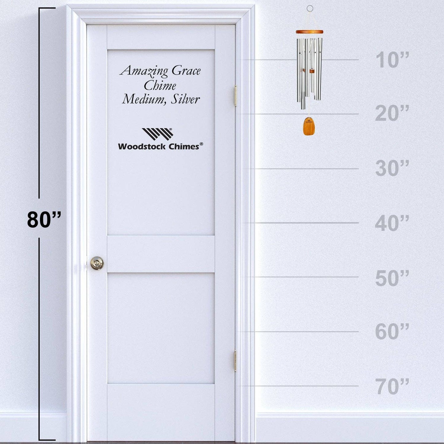 Amazing Grace® Chime - Medium, Silver