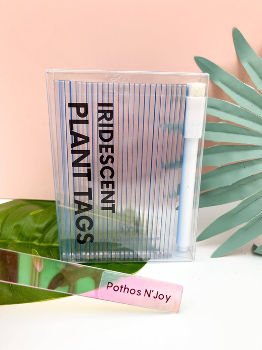Iridescent Acrylic Plant Tags (Set of 25)