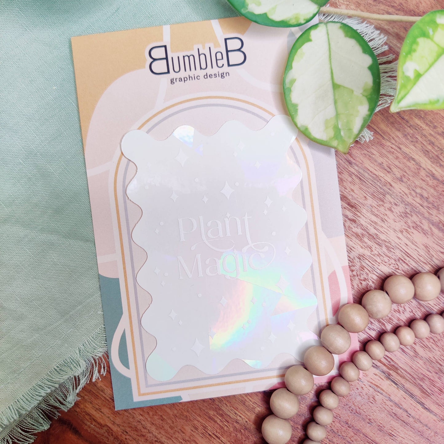 Plant Magic Suncatcher Sticker