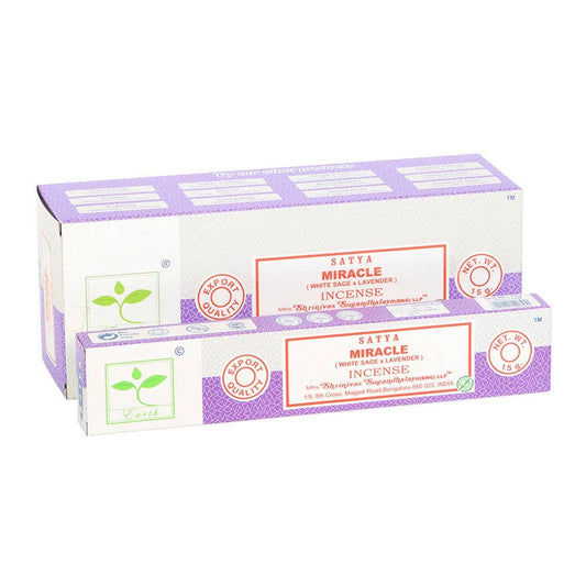 Miracle Earth Incense Sticks by Satya