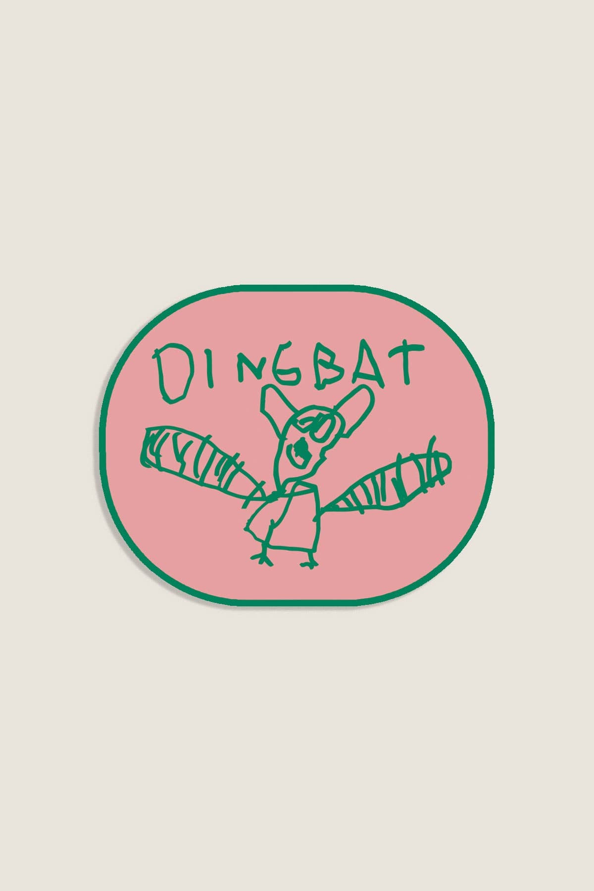 Dingbat Sticker | Waterproof Vinyl Sticker