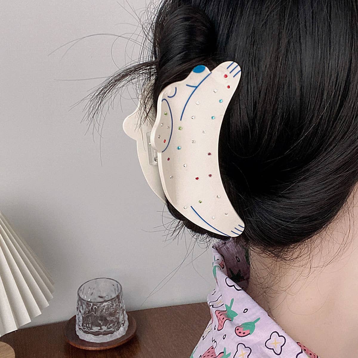 Large Dog Spot Hair Claw Clip, Cute & Stylish_CWAHA0387