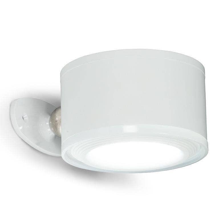 4 Piece Drum Magnet LED Lamp-3.25"D: Black