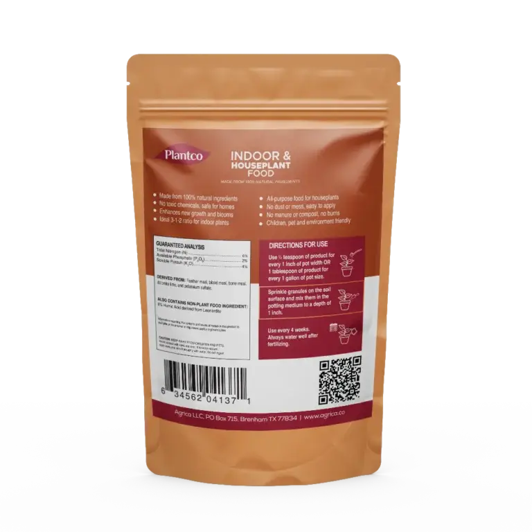 indoor pot plant food Plantco Indoor Plant Food & Houseplant Fertilizer (½ lb)