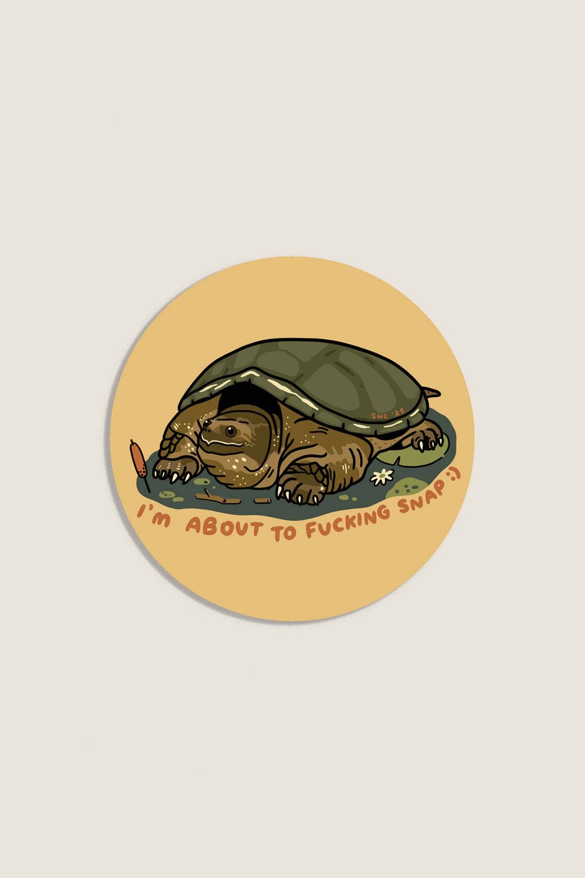 About to Snap Sticker | Waterproof Vinyl Sticker