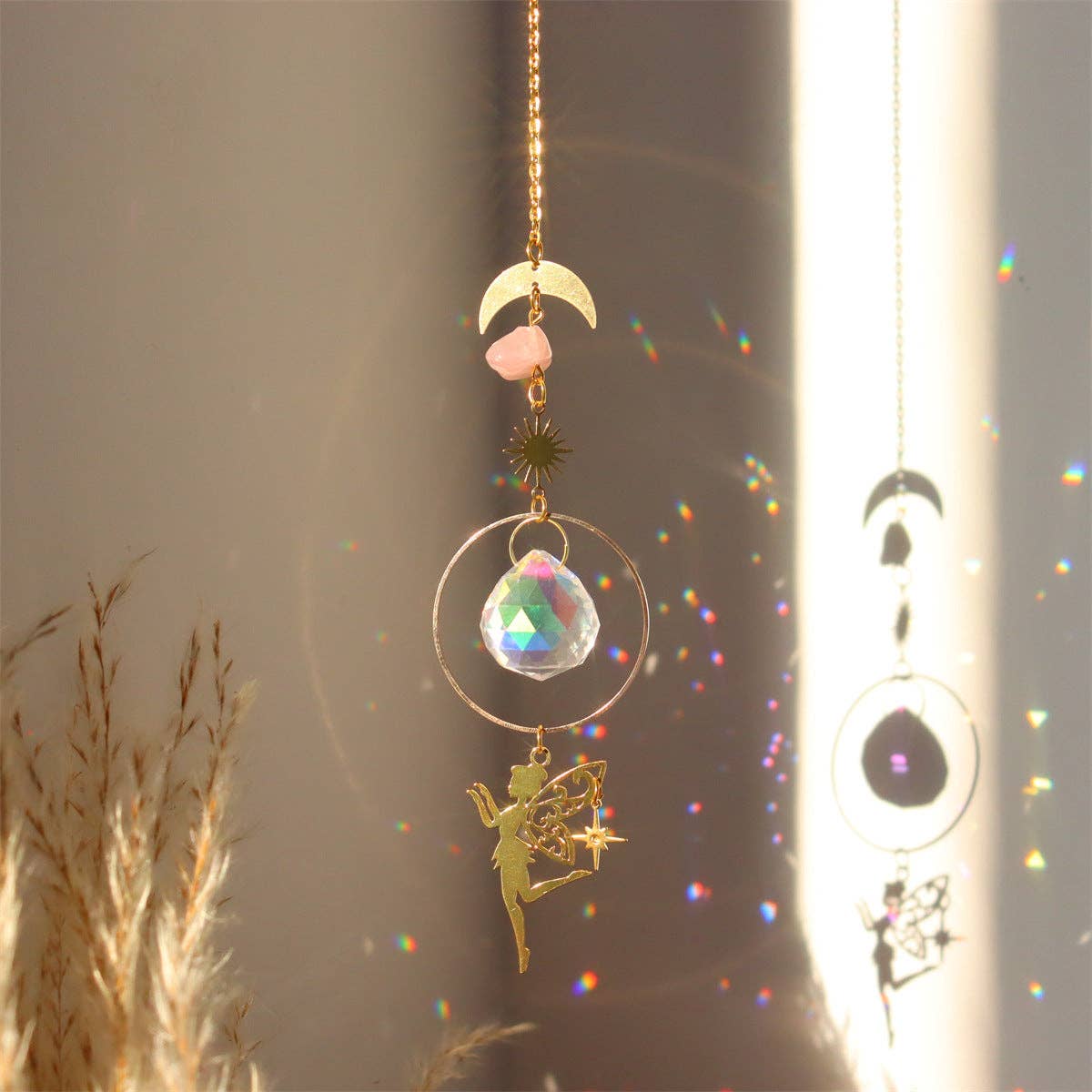 3+ Metal Butterfly Crystal Suncatch Hangings DPH1926
