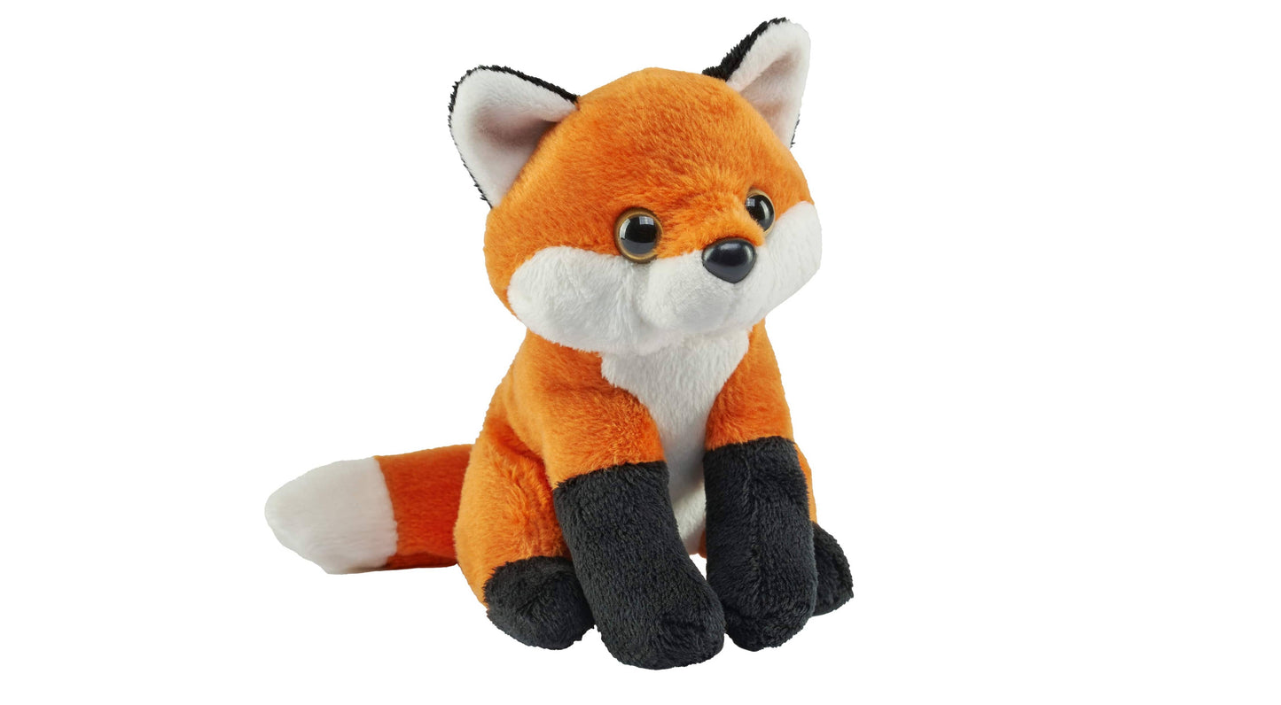 Pocketkins-ECO-Red Fox Stuffed Animal 5"