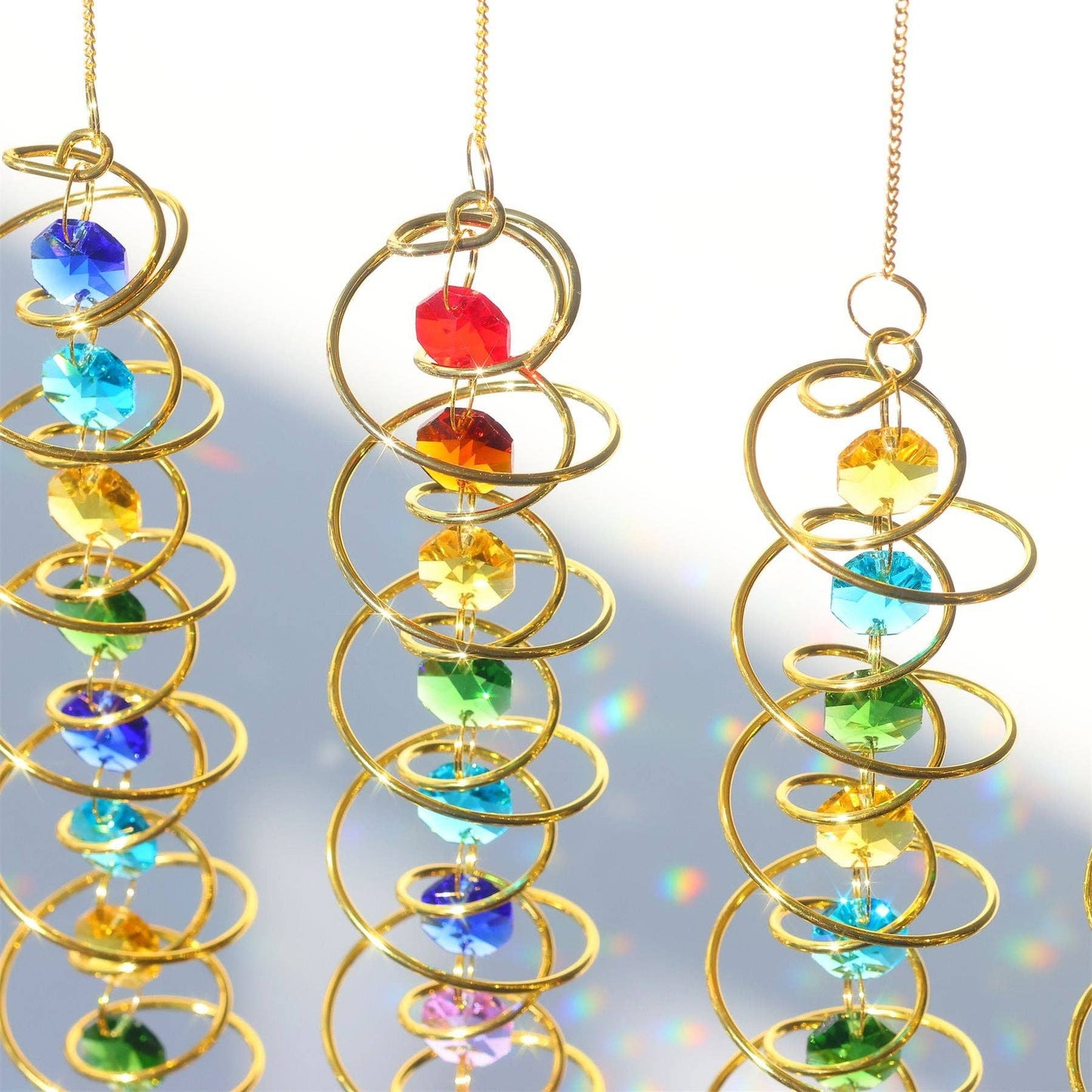 Rainbow Crystal Helical Suncatcher DP25D691