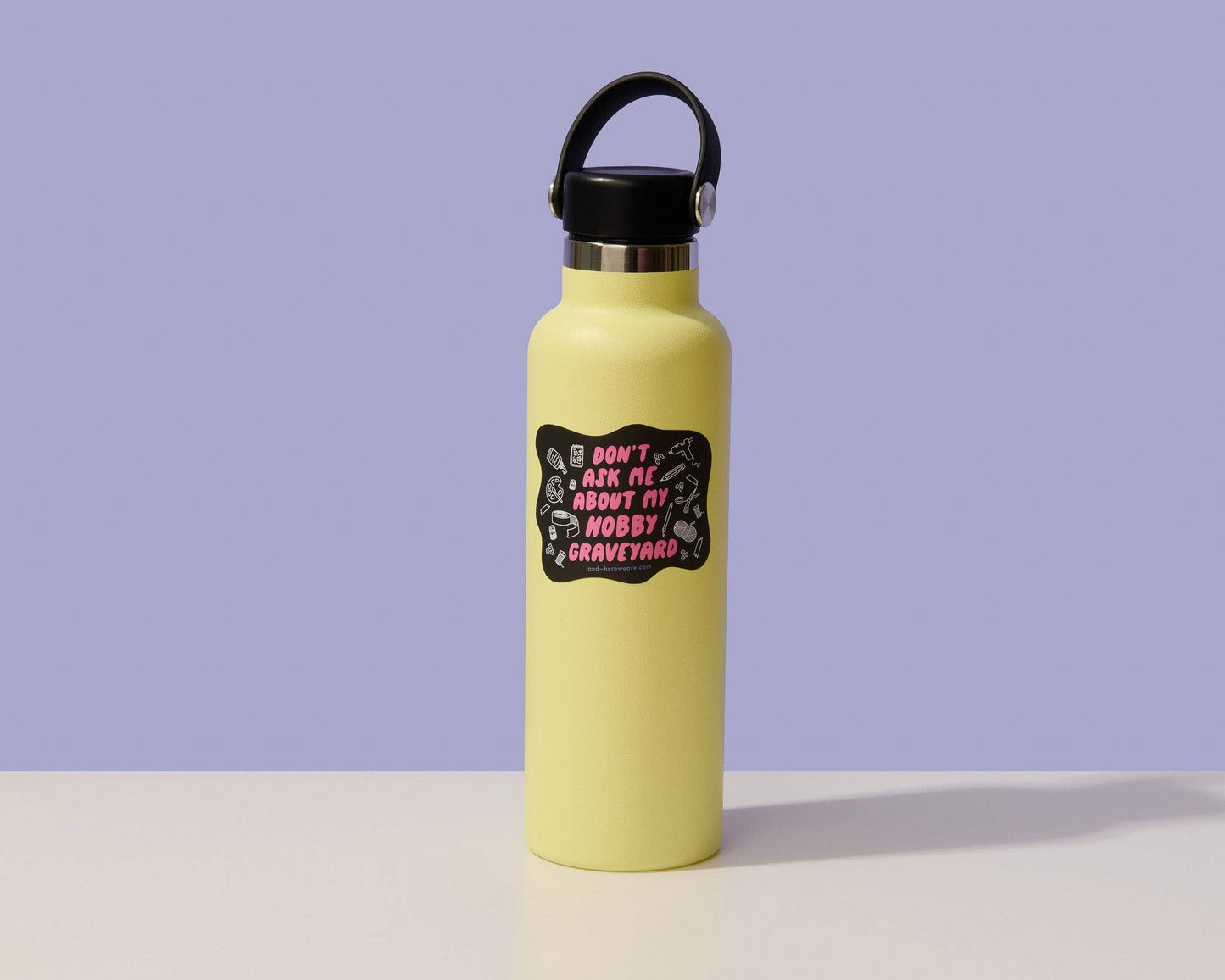 Don't Ask Me About My Hobby Graveyard Vinyl Sticker - Made in USA - Crafty - Stocking stuffer, Holiday, Gift Guide