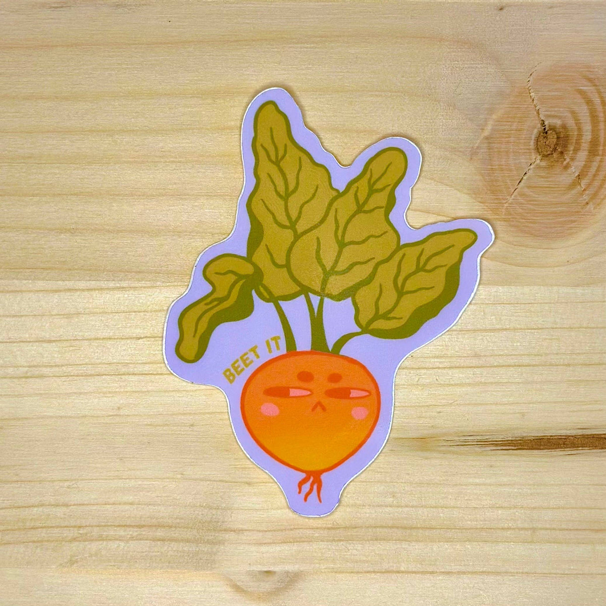 Beets Sticker Beet it! Sticker – The Plant Room