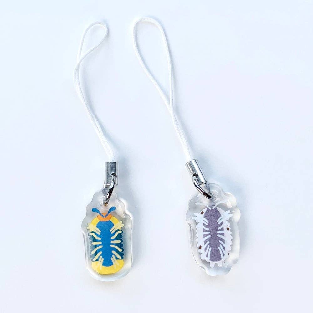 Terrarium Isopod Phone Charms
