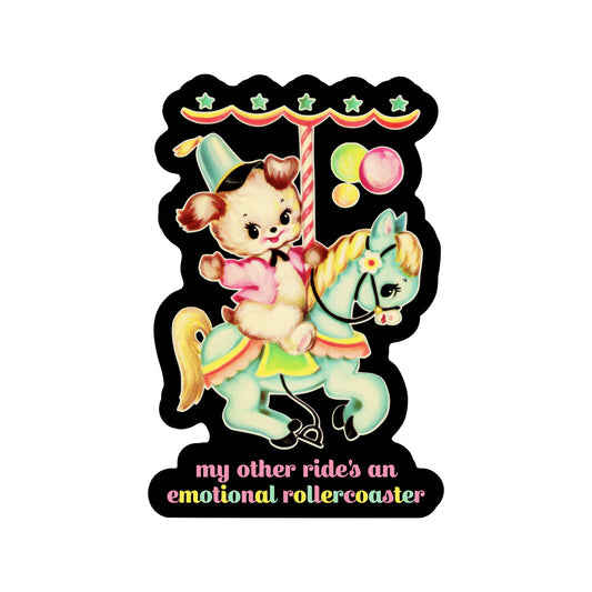 Funny Sarcastic Vintage Animal High Quality Vinyl Sticker