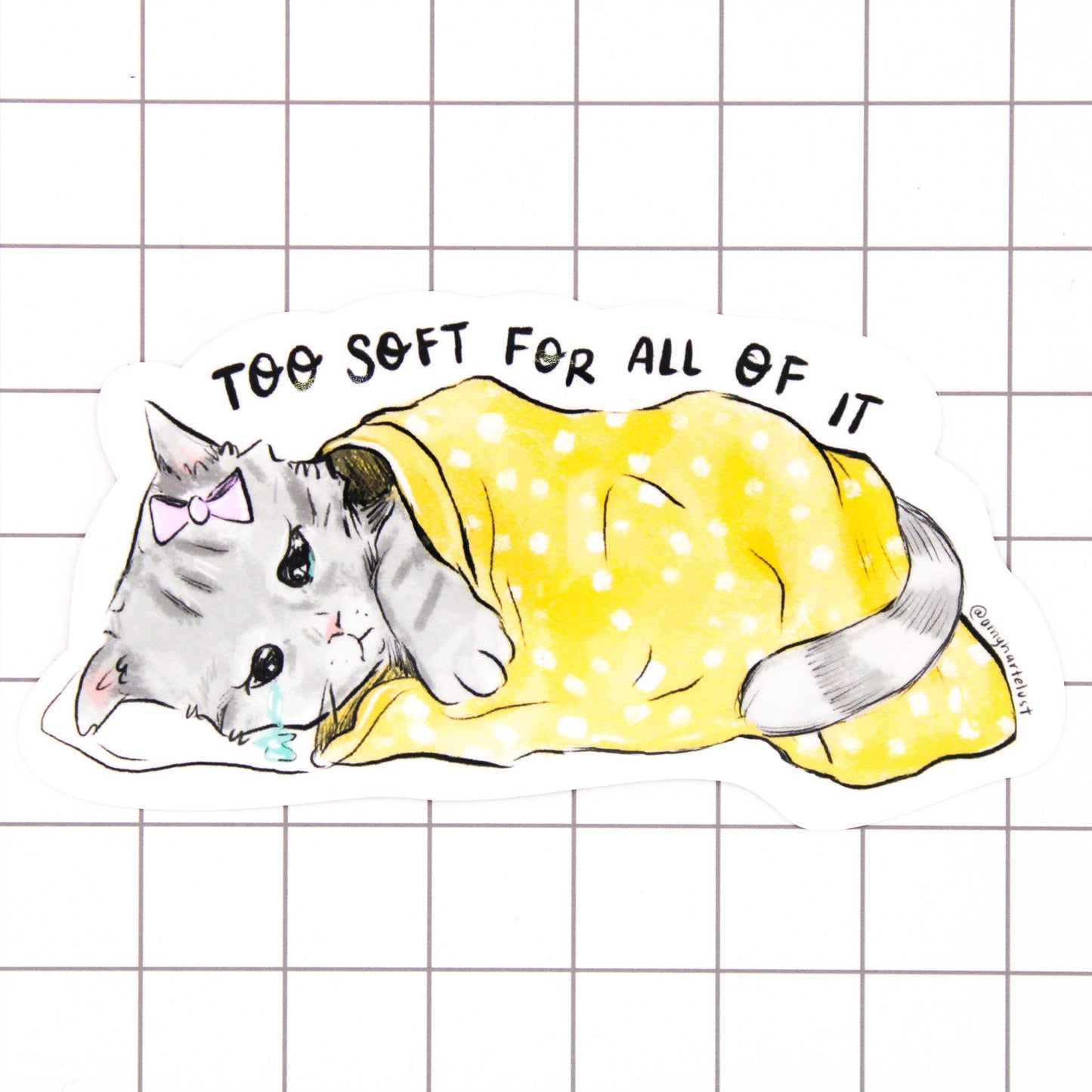Soft Kitten Vinyl Sticker