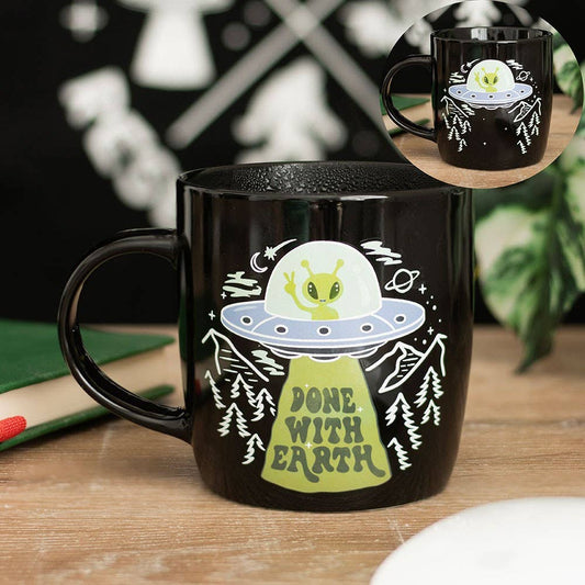 Heat Change Y2K Alien UFO Mug