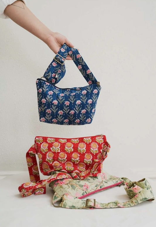 Kantha Crossbody Sling Bag