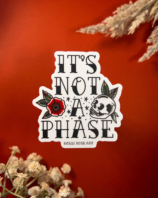 It's Not a Phase, Punk Emo Sticker