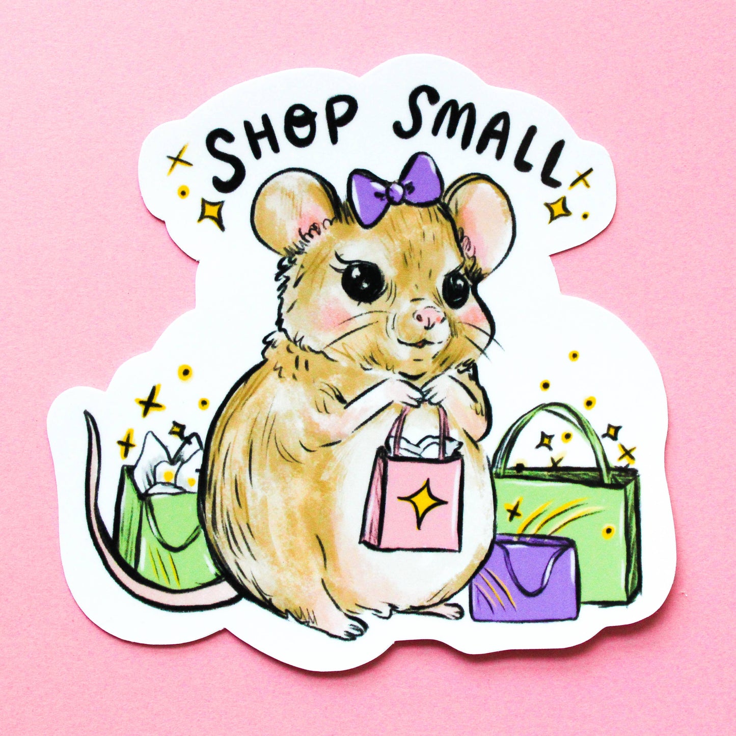 Shop Small Mouse Vinyl Sticker