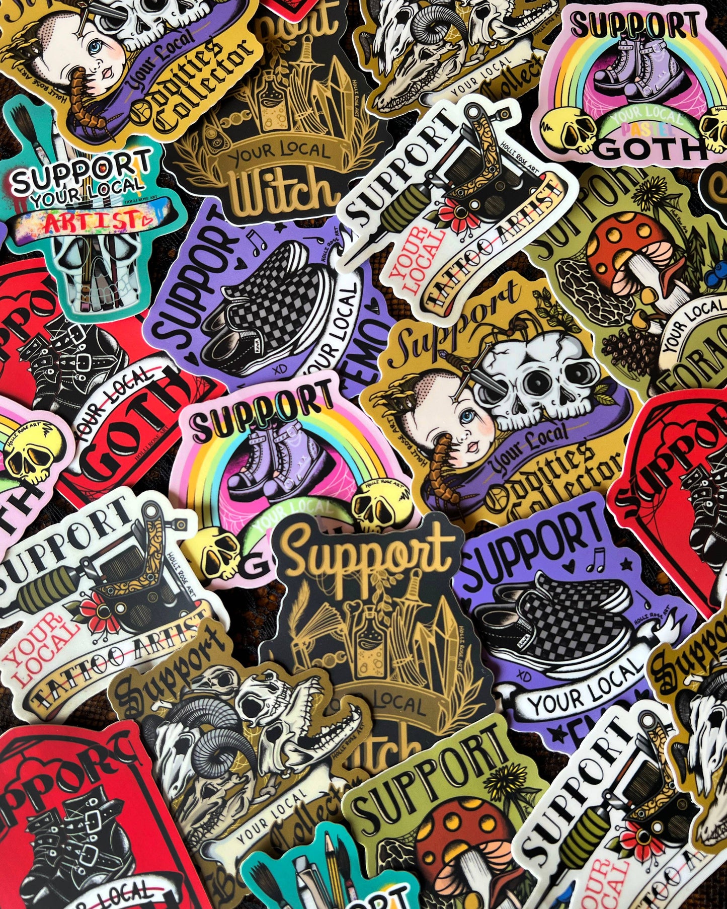 Support Your Local Tattoo Artist Sticker