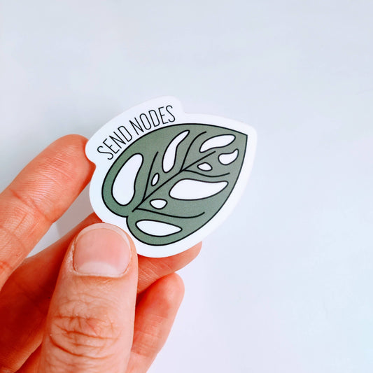 Send Nodes Vinyl Sticker