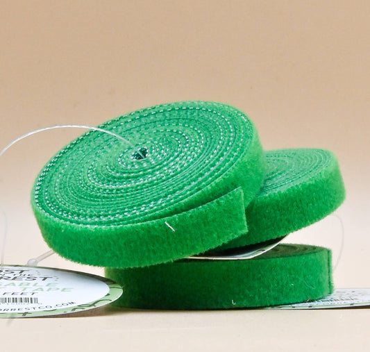 Green Velcro Tie 2 Meters per Roll/ 6.5 Feet