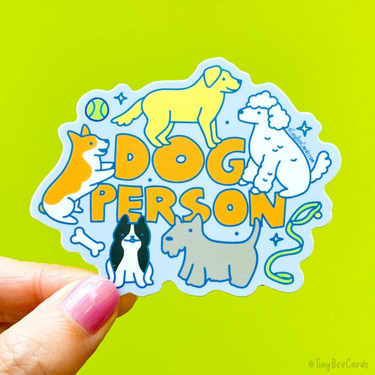 Dog Person Vinyl Sticker