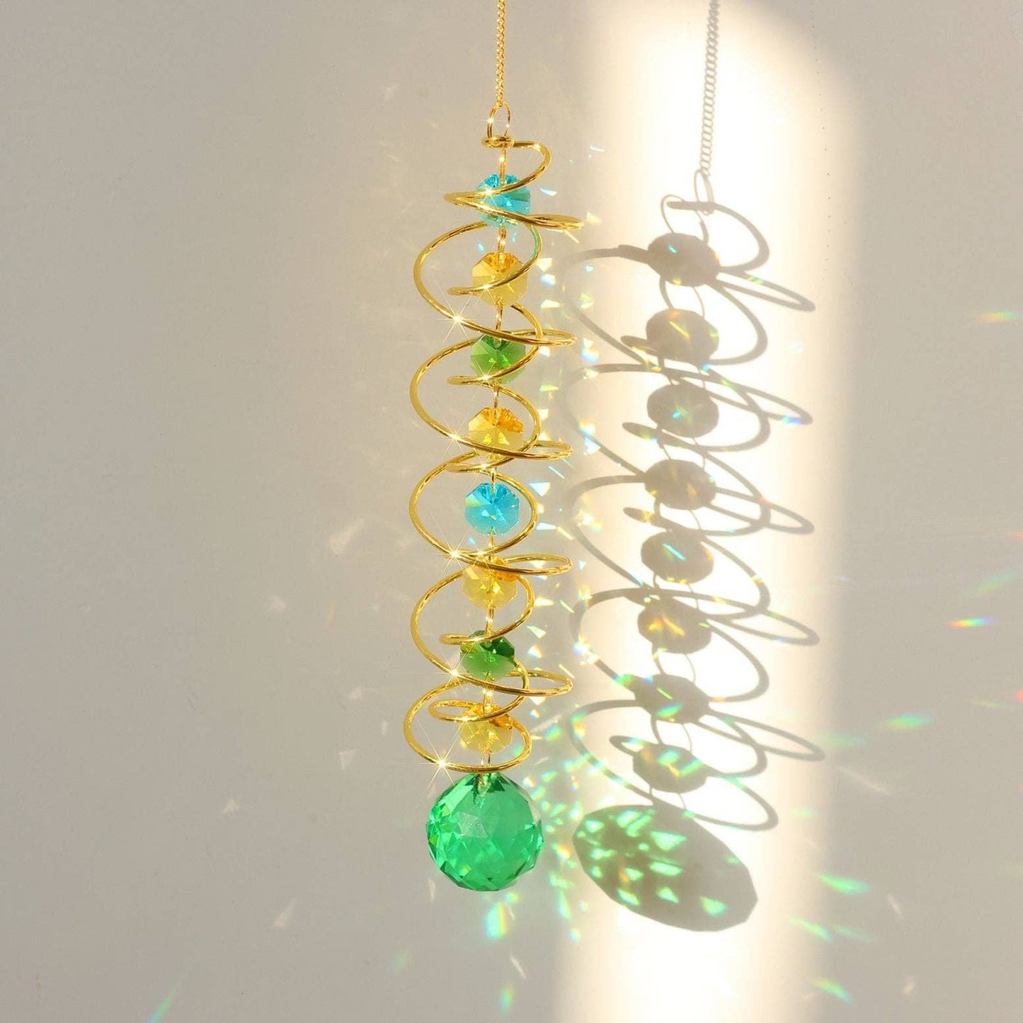 Rainbow Crystal Helical Suncatcher DP25D691