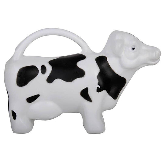 Cow Watering Can, 1.65 L, Plastic, Black/White