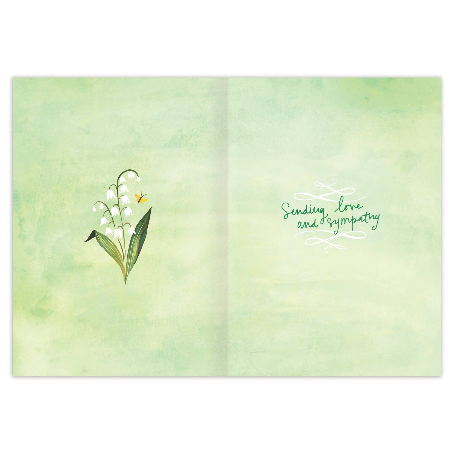 Lily of the Valley Sympathy Card