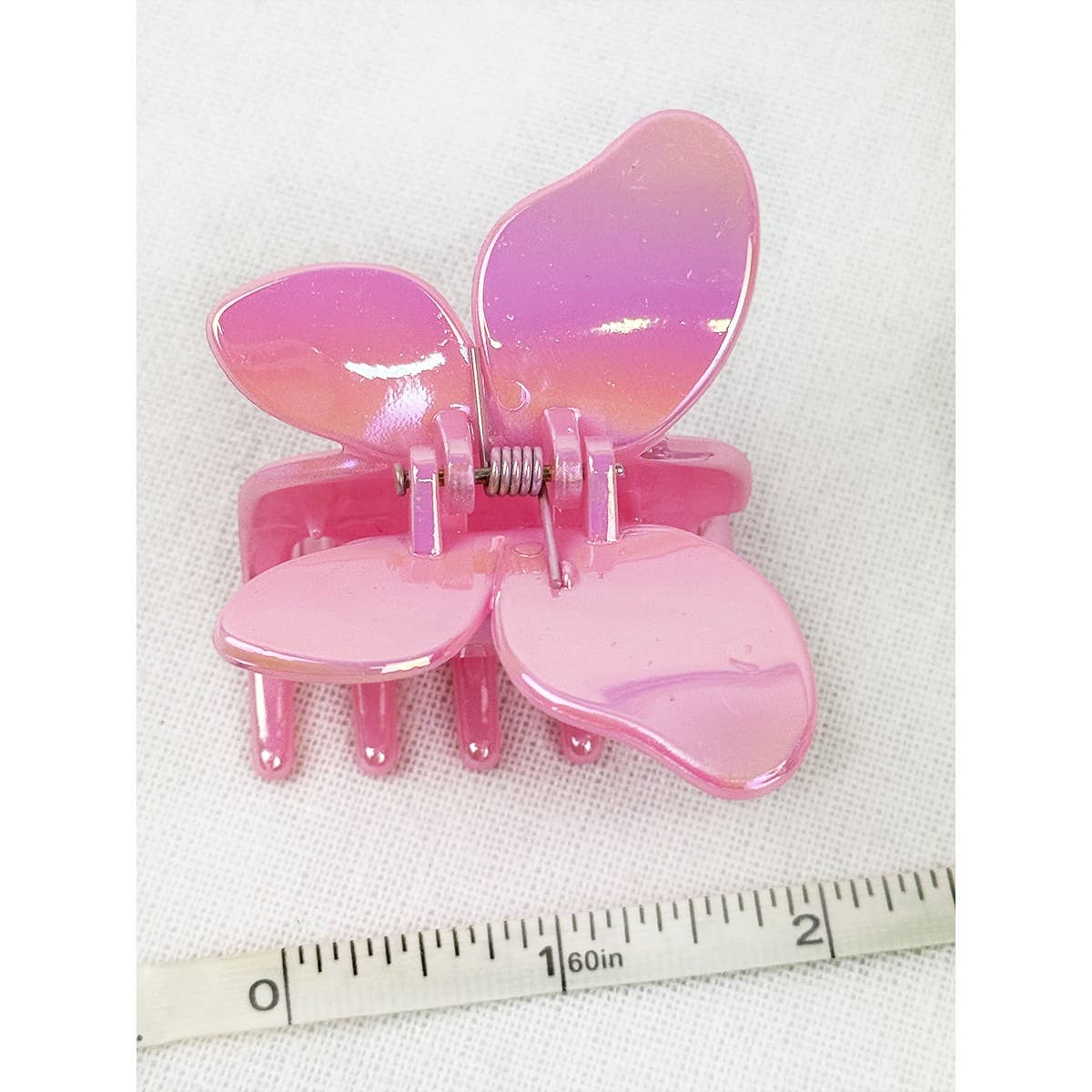 Shiny Spring Tone Butterfly Hair Clips