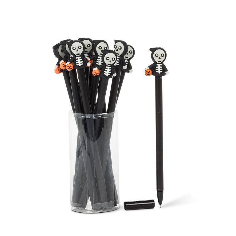 Spooky Skeleton Pen-9"H