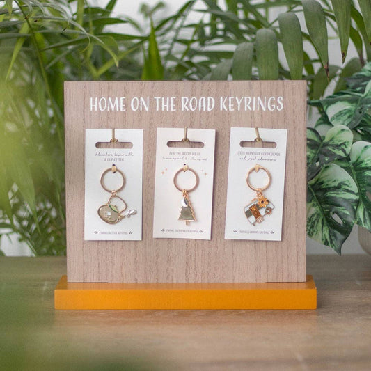 Home on the Road Camping Keyrings
