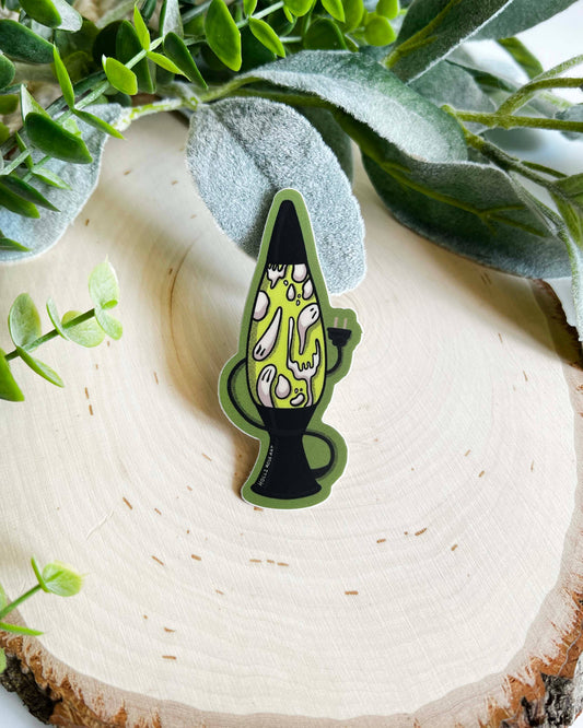Lava Lamp Halloween Sticker