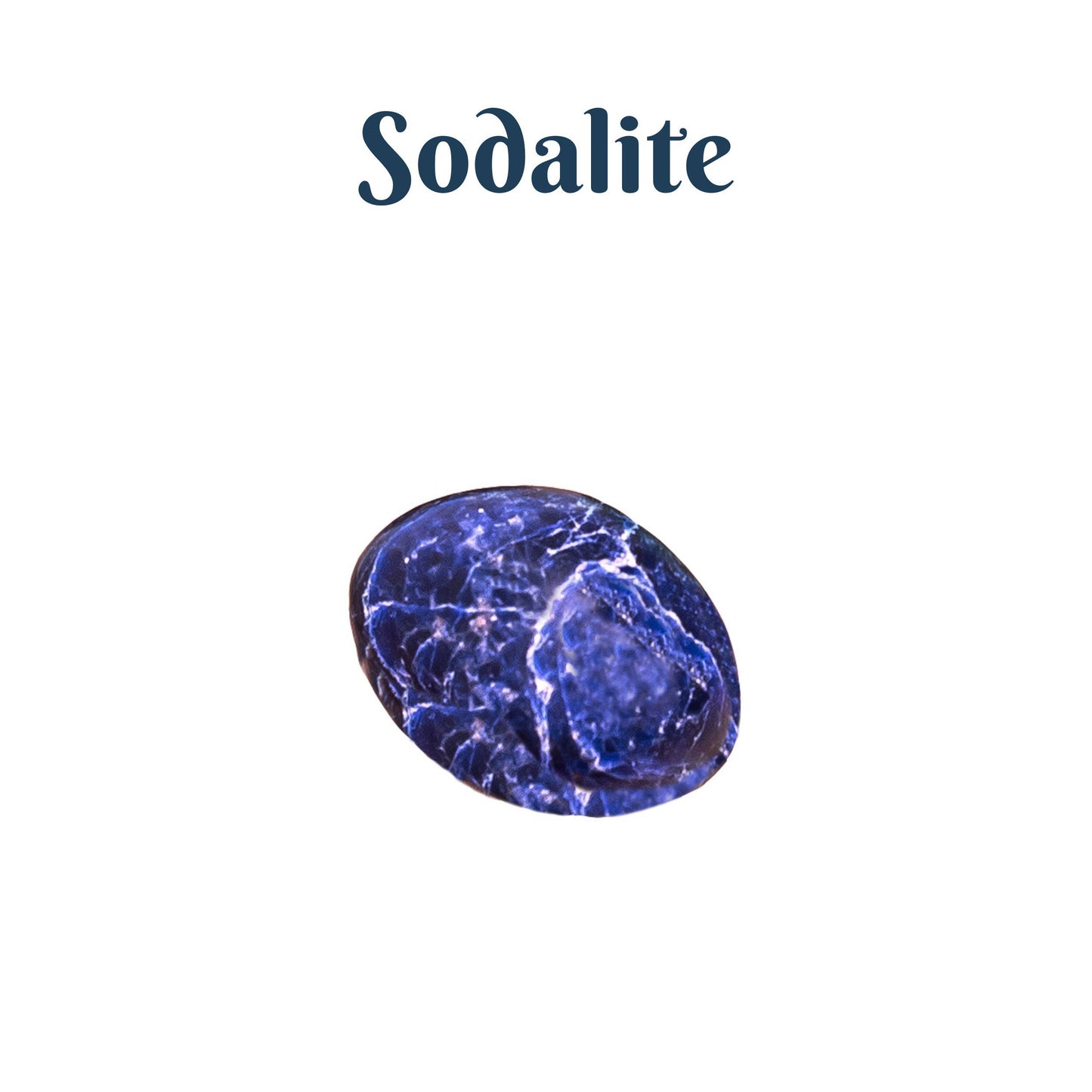 Smooth Natural Sodalite Crystals