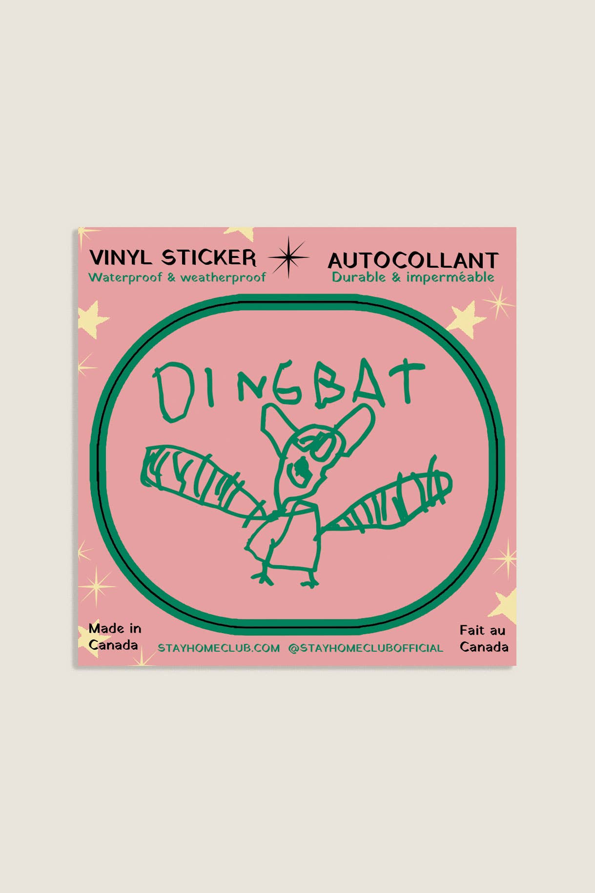 Dingbat Sticker | Waterproof Vinyl Sticker