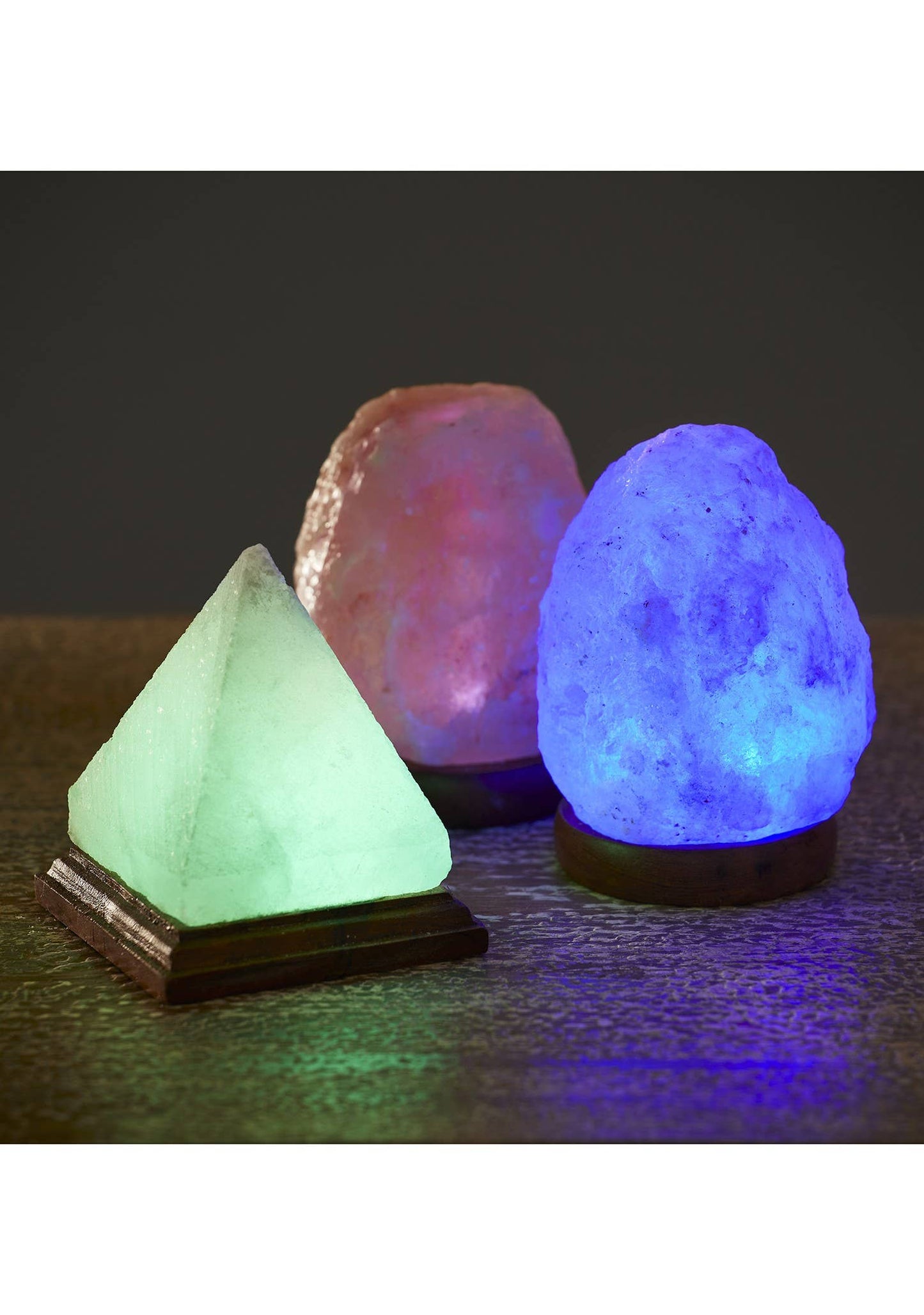 Usb Colour Changing Himalayan Salt Lamp 8 X 8 X 10cm