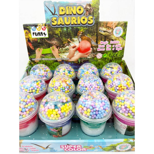 Dinosaur Magic Bubble Slime: MIX COLOR / ONE