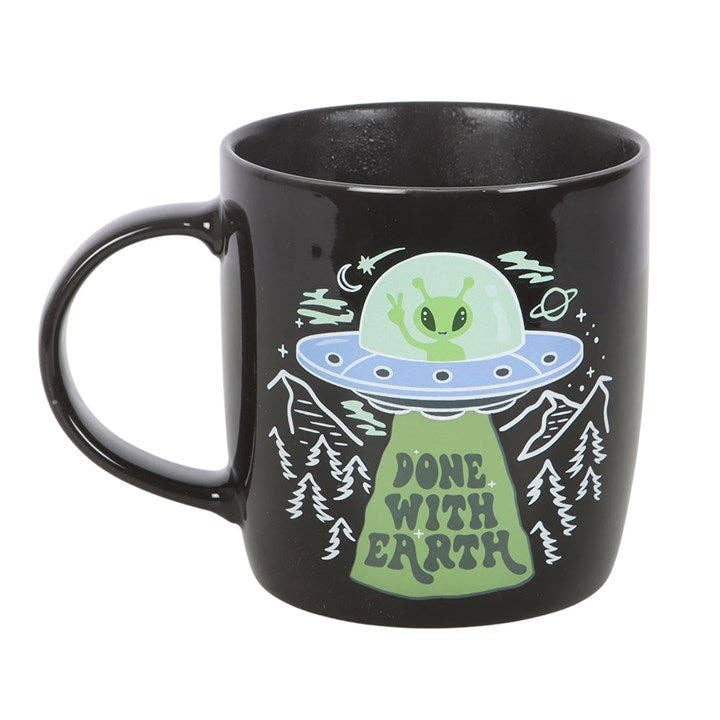 Heat Change Y2K Alien UFO Mug