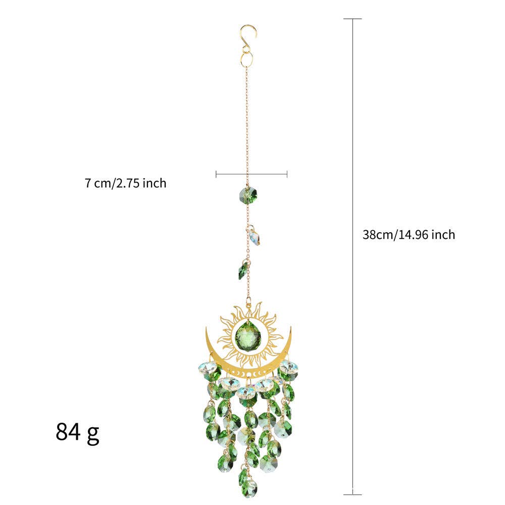 Sun Moon Colorful Crystal Hangings DP25A912