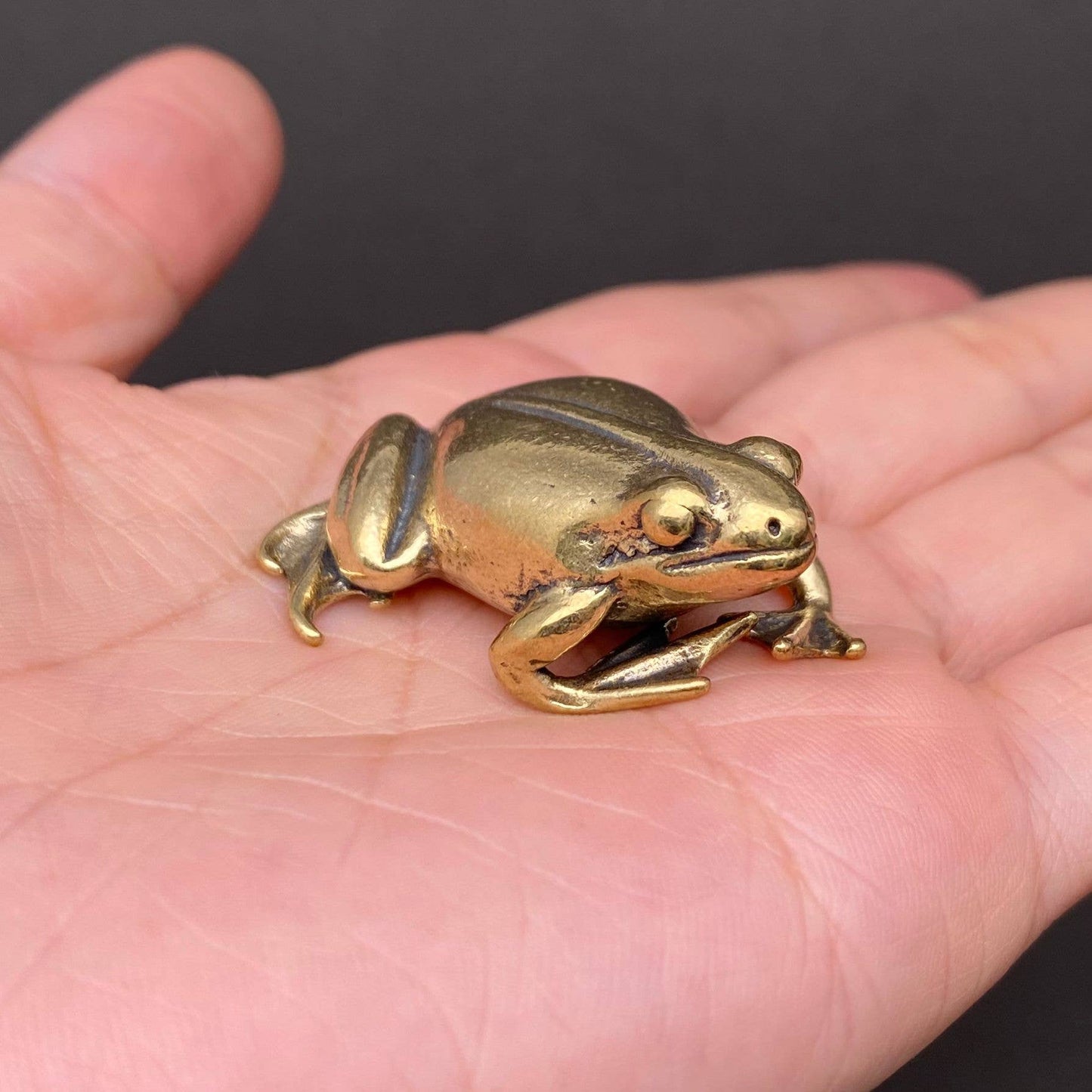 Brass Frog Crafts Decoration Desktop Ornaments