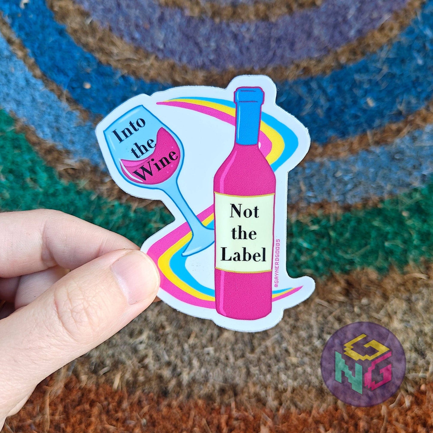 Into the Wine Sticker