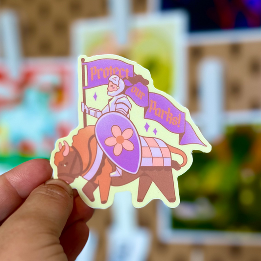 Protect our Parks Sticker