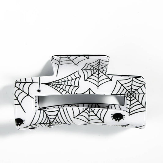 Halloween Spiderweb Hair Claw - Ghost Pumpkin Clip_CWAHA1447: TYPE6 / (OS) 3