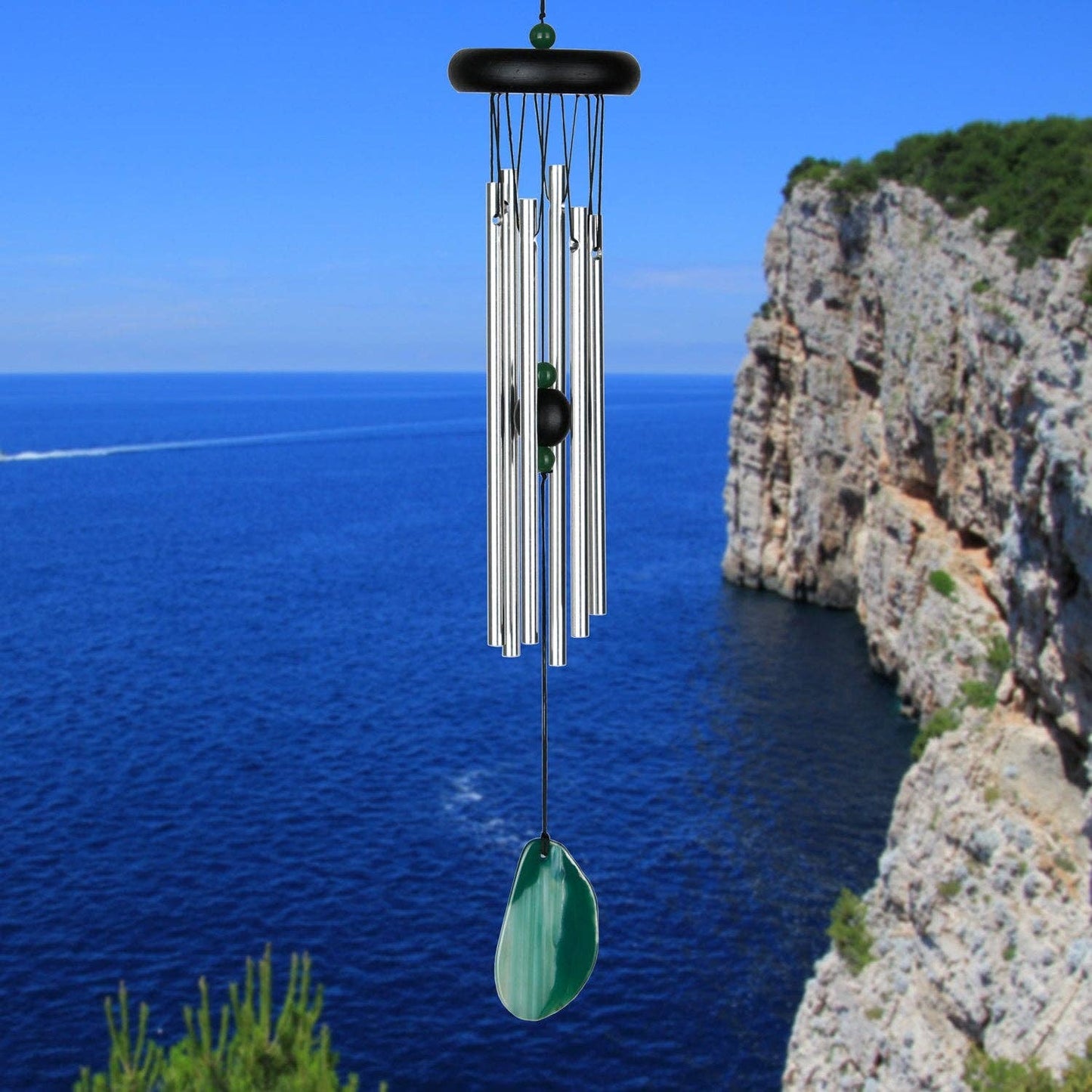 Woodstock Agate Chime™ - Small, Green