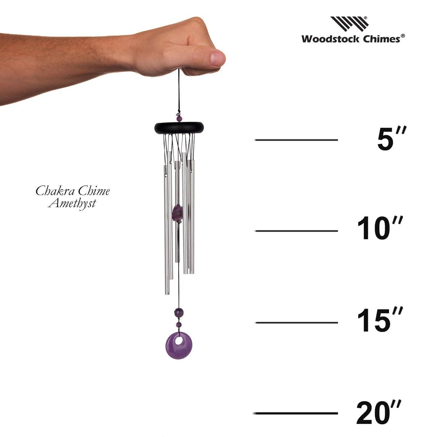 Woodstock Chakra Chime™ - Amethyst