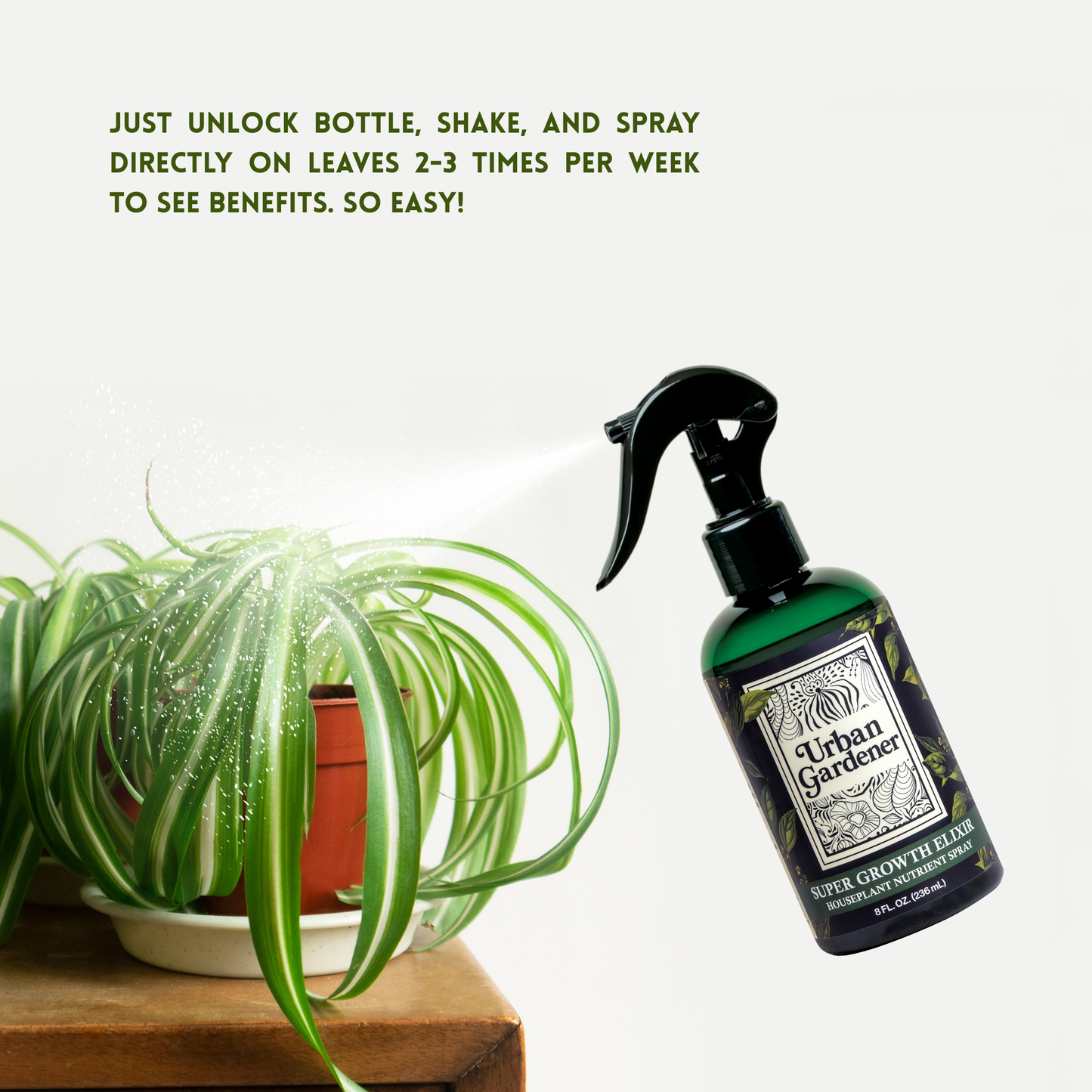 Super Growth Elixir - Natural Houseplant Nutrient Spray