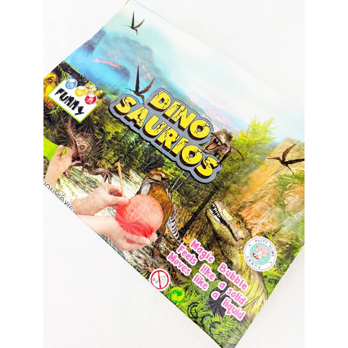 Dinosaur Magic Bubble Slime: MIX COLOR / ONE