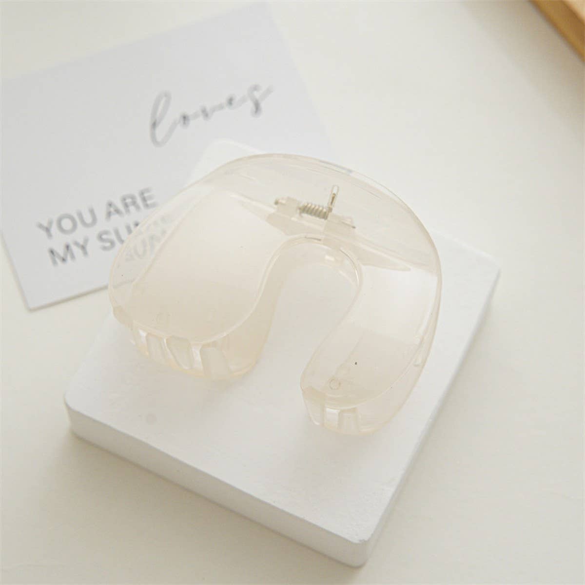 Hair Claw Clip Elegant Minimalist Design_CWAHA1960: Brown / (OS) 1