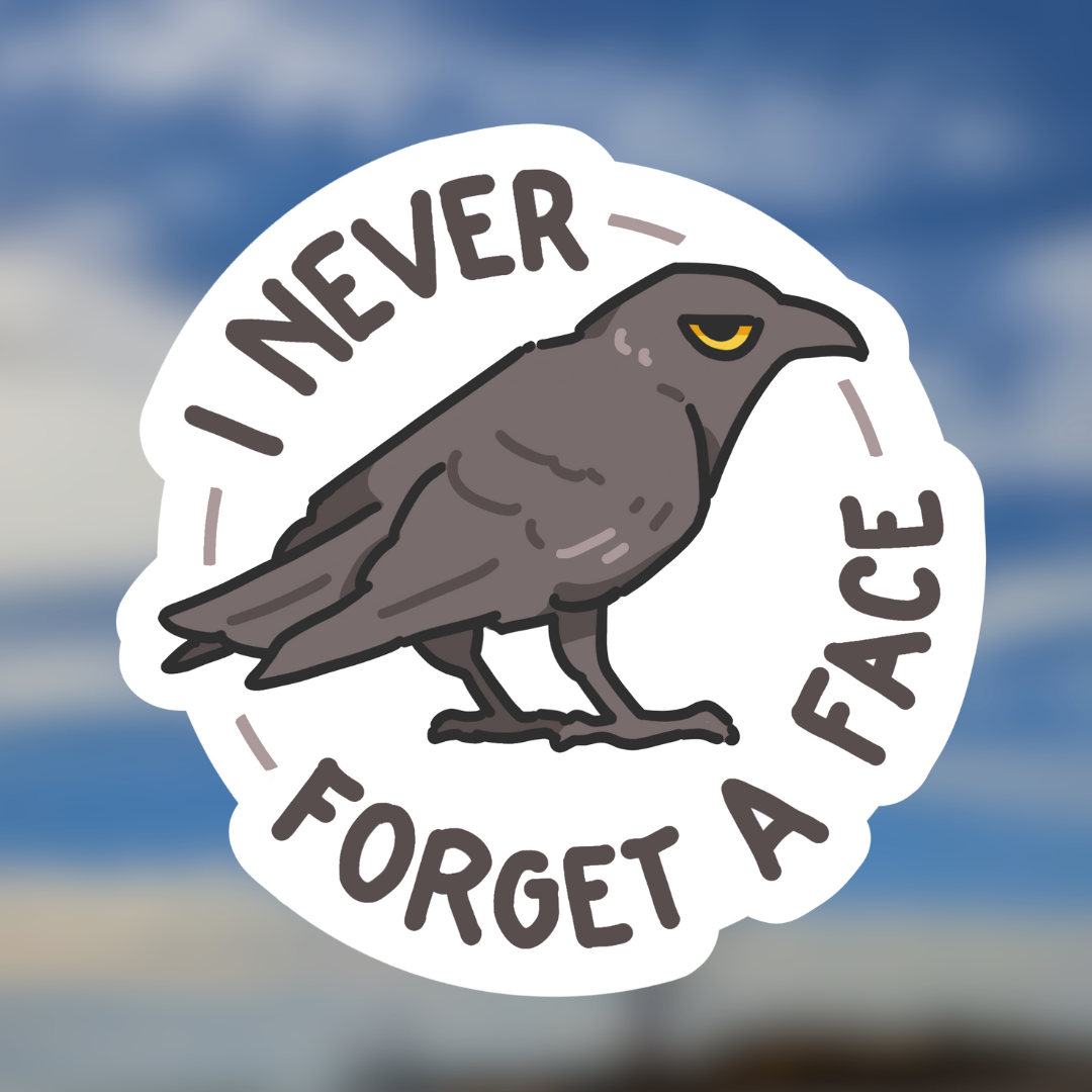 Never Forget a Face Sticker